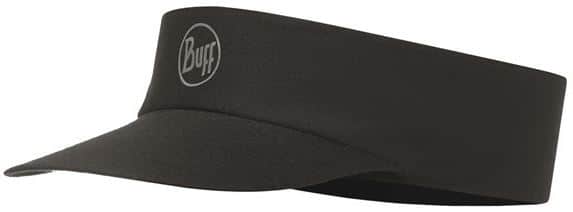 Buff Pack Run Visor R Solid Black zonneklep