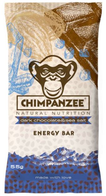 Chimpanzee Energy Bar Dark Chocolate & Sea Salt