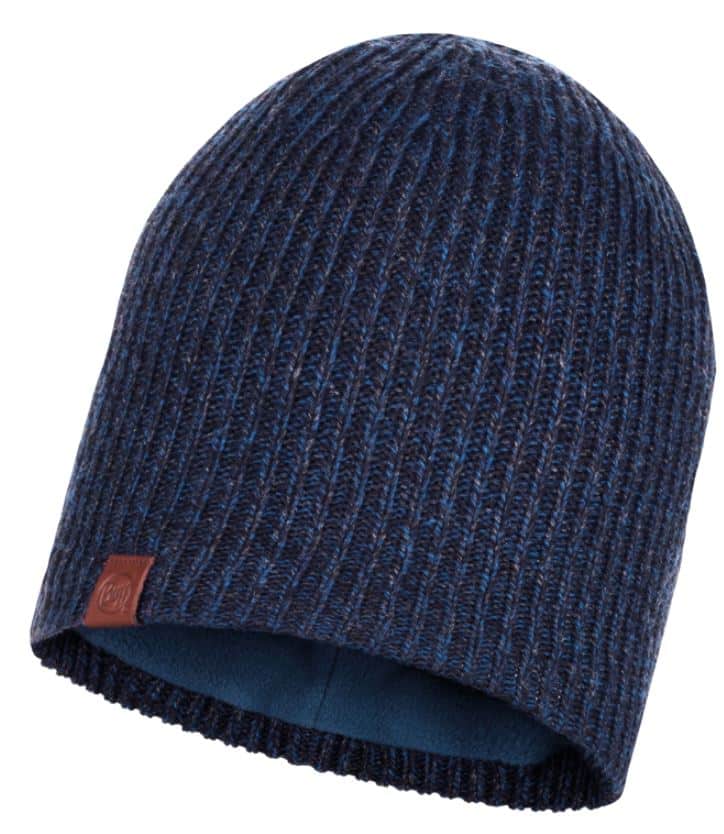 Buff Knitted & Fleece Hat Lyne Night Blue muts