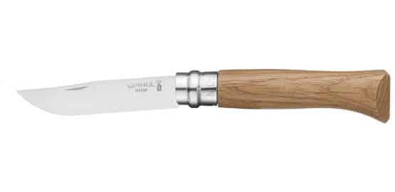 Opinel No.8 RVS Luxury zakmes - Eikenhout