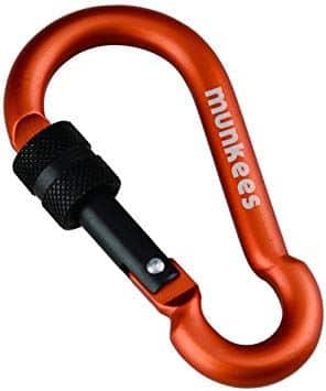 Munkees Pear-Shape Carabiner with Screw Lock 8 x 80mm