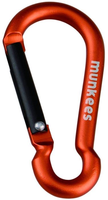 Munkees Pear-Shape Carabiner 6 x 60mm 2 stuks