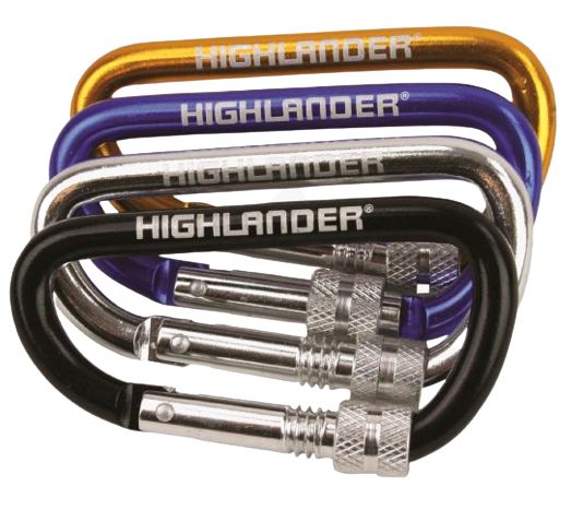 Highlander Screwgate Karabiner karabijnhaak