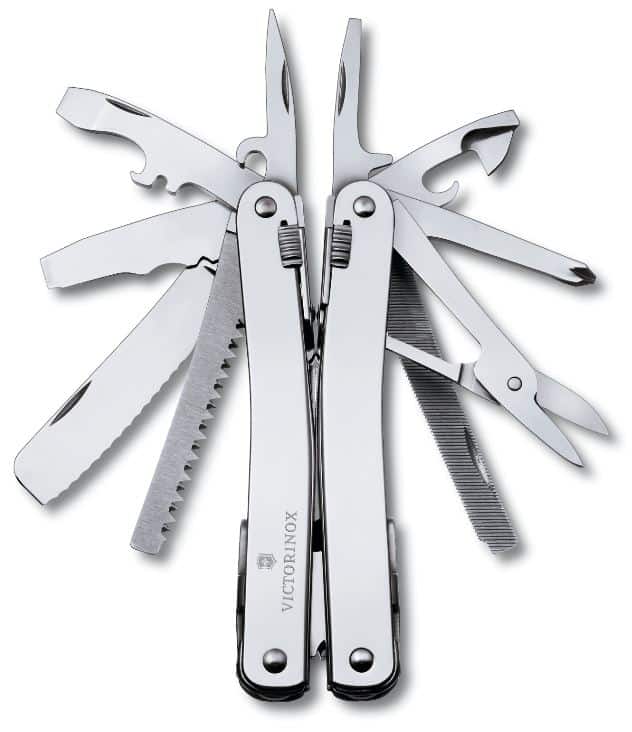 58.Victorinox SwissTool SpiritX 26 fct leren etui