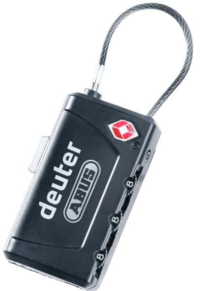 Deuter Travel Sentry Approved Lock cijferslot