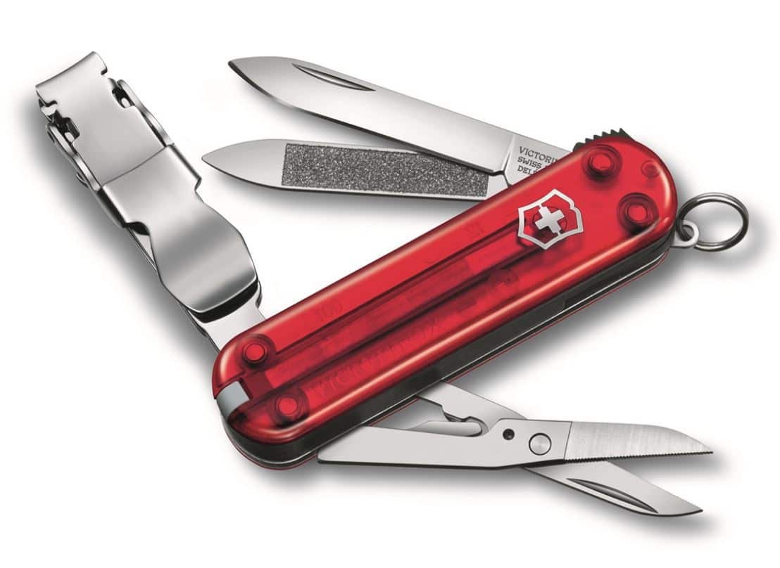 93. Victorinox NailClip 580 Rood zakmes