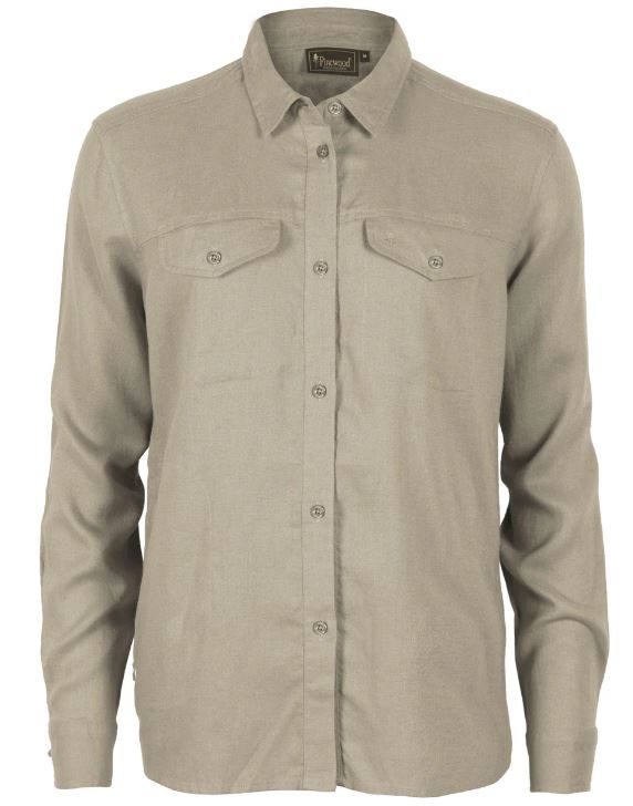 Pinewood Värnamo NatureSafe Linen dames shirt