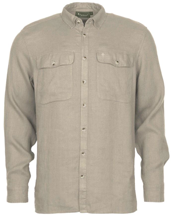 Pinewood Värnamo InsectSafe Linen L/S herenshirt