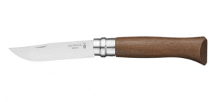 Opinel 14. No.8 RVS Luxury zakmes - Walnoothout