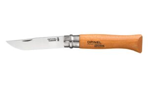 Opinel 21. No.9 Carbone zakmes - Beukenhout