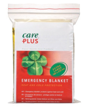CarePlus Emergency Blanket 160x213cm** Gold/Silver