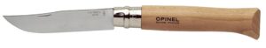 Opinel 29. No.12 RVS Inox zakmes - Beukenhout