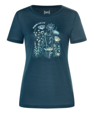 SuperNatural W ROCK FLOWERS TEE damesshirt