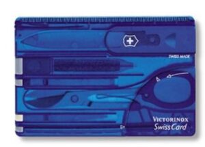 Victorinox Swisscard 10f, trans.blauw