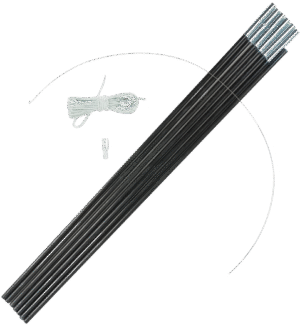 Highlander Fibreglass Tent Pole Kit 8.5mm