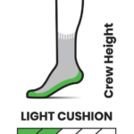 Smartwool Hike Light Cushion Panorama Crew Socks Hike herensokken - Thumbnail Image 3