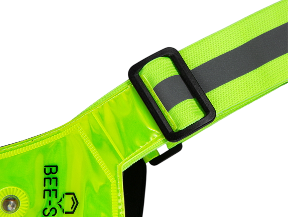 Bee-safe Led Vest USB Phone pocket - Afbeelding 5