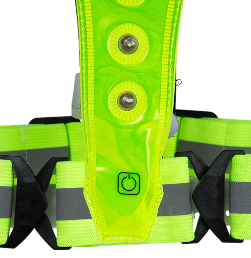 Bee-safe Led Vest USB Phone pocket - Afbeelding 4