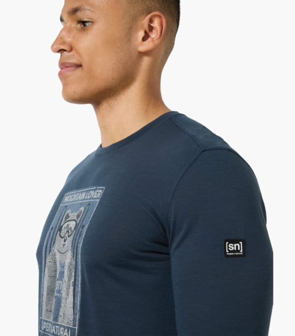 SuperNatural Bearski LS T-Shirt heren - Afbeelding 3