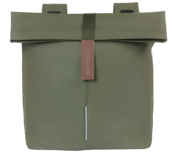 Basil fietstas dubbel City moss green 28-32L - Afbeelding 5
