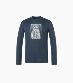 SuperNatural Bearski LS T-Shirt heren
