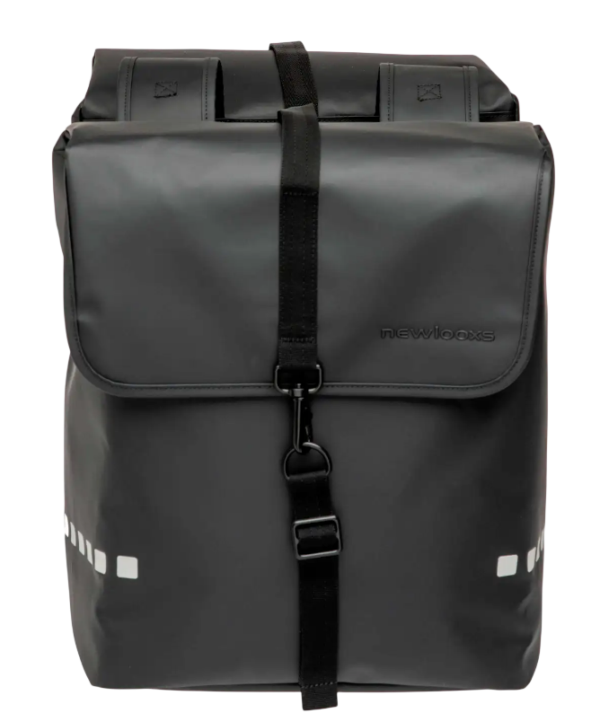 New Looxs fietstas dubbel Odense black 39L - Afbeelding 3